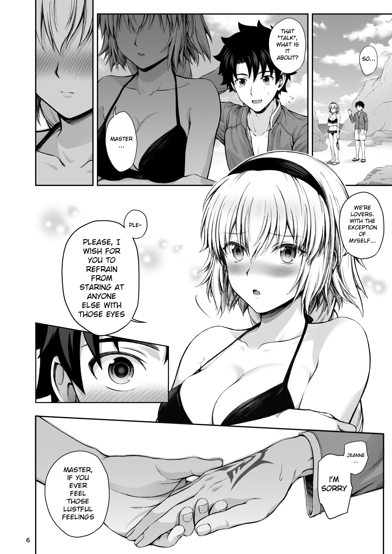 hentai manga Summer Beach With Jeanne